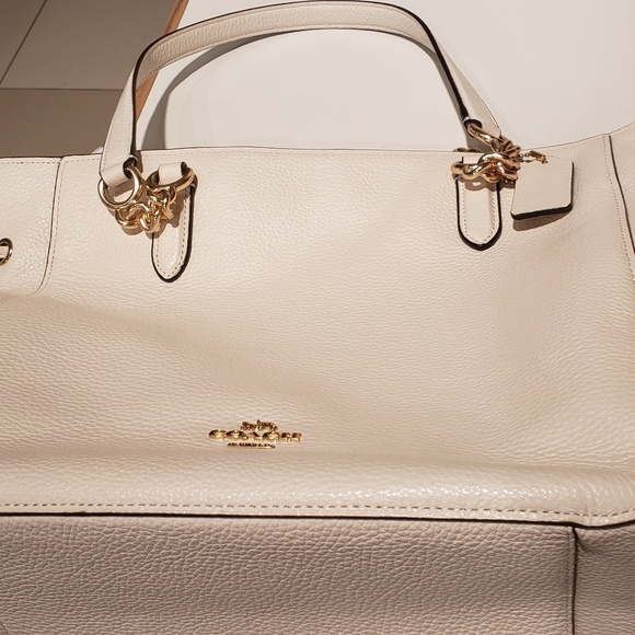 Coach Cream Tote Bag - Picture 3 of 6